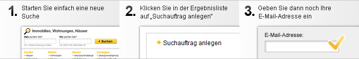 Suchauftrag anlegen